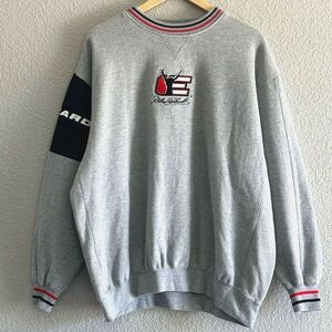 Vtg Chase NASCAR Sweater #3 Dale Earnhardt Gray Sz Large Thick Crewneck Pullover